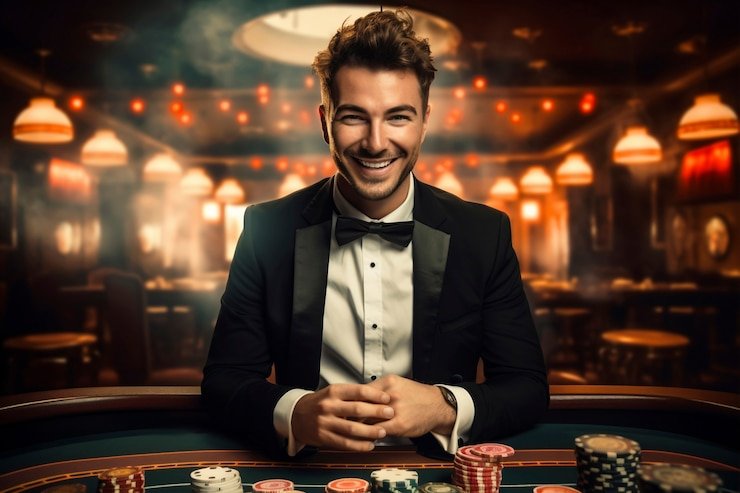 Dealer profesional sgc vip Lightning Baccarat di studio kasino langsung